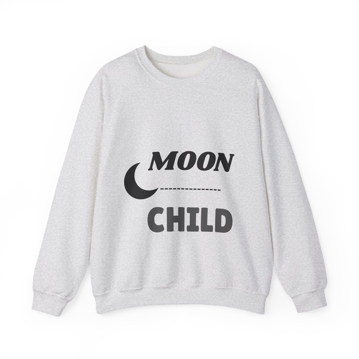 Moon Child Unisex Crewneck Sweatshirt, Cozy Gift for Astrology Lovers, Perfect for Events & Everyday Wear