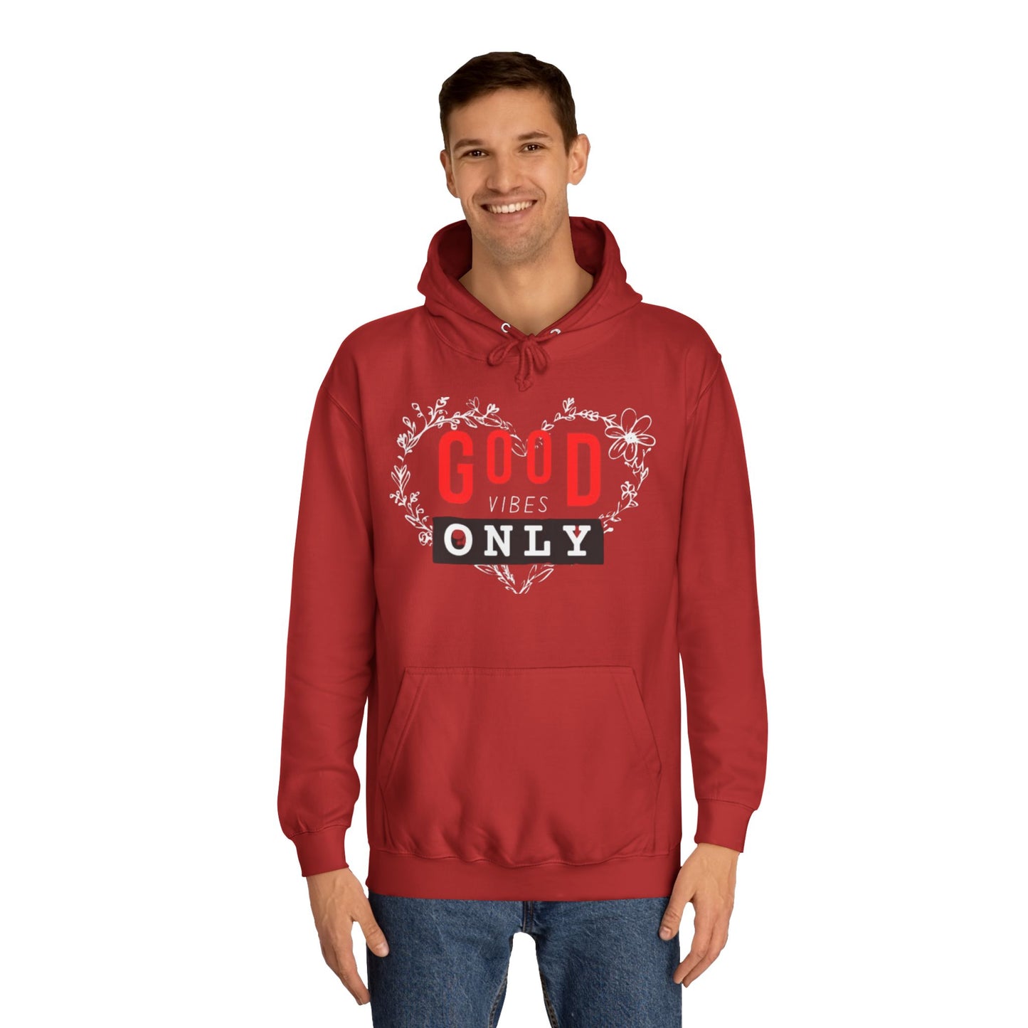 Good Vibes Only  Cozy Premium Hoodie for Everyday Positivity