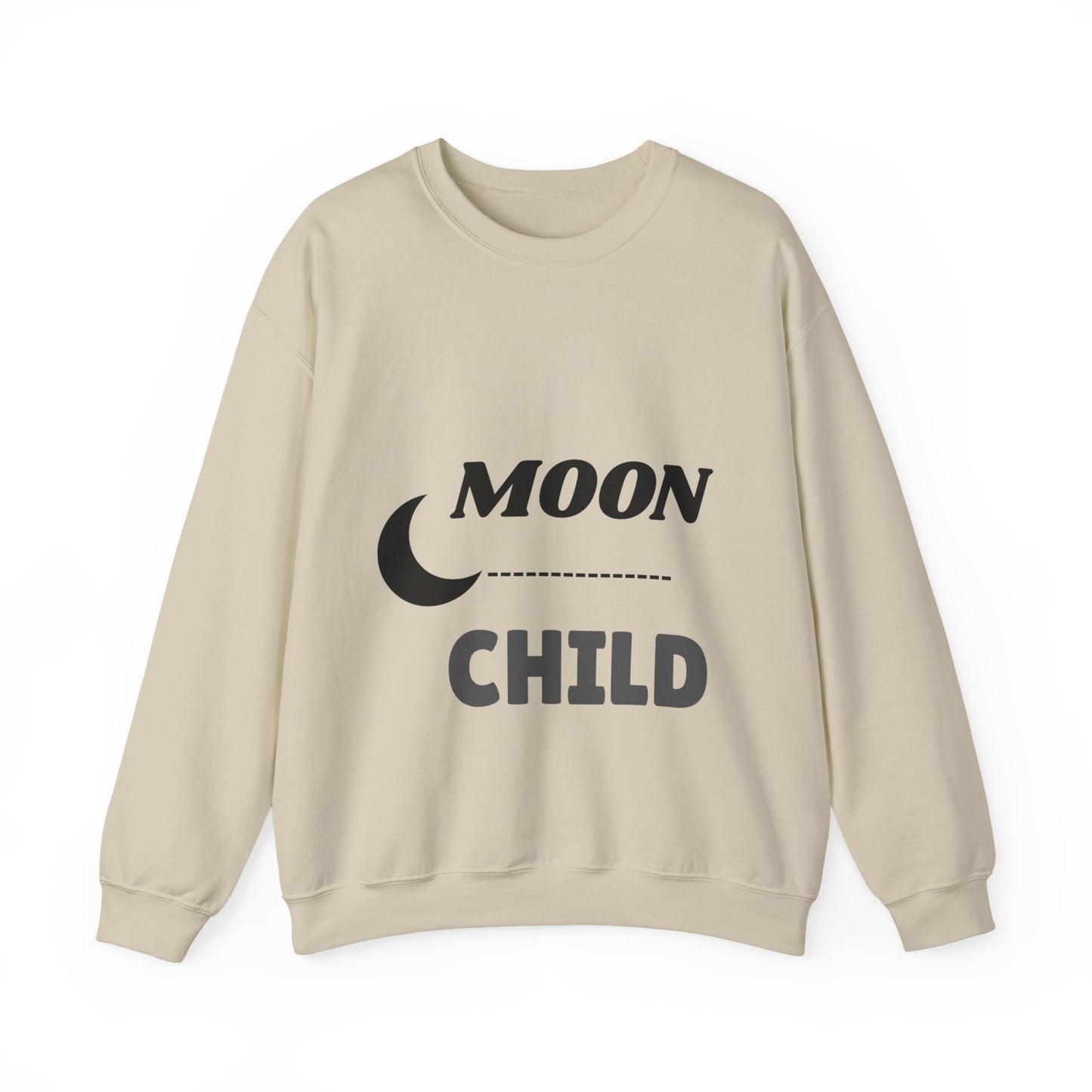 Moon Child Unisex Crewneck Sweatshirt, Cozy Gift for Astrology Lovers, Perfect for Events & Everyday Wear