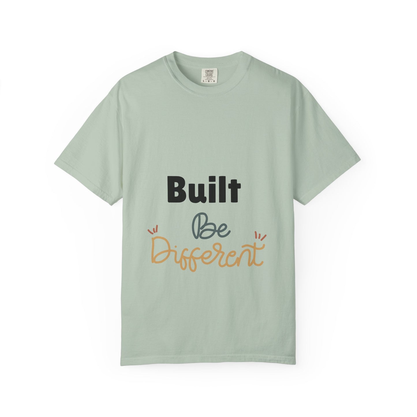 Inspirational Unisex T-Shirt: "Built Be Different" - Casual Wear, Gift for Friends, Motivational Apparel, Everyday Comfort, Unique Style