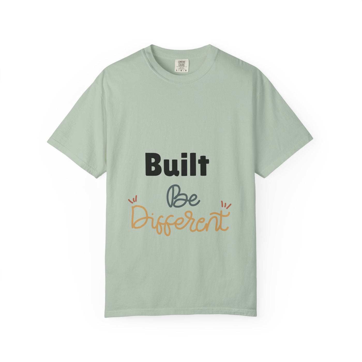 Inspirational Unisex T-Shirt: "Built Be Different" - Casual Wear, Gift for Friends, Motivational Apparel, Everyday Comfort, Unique Style
