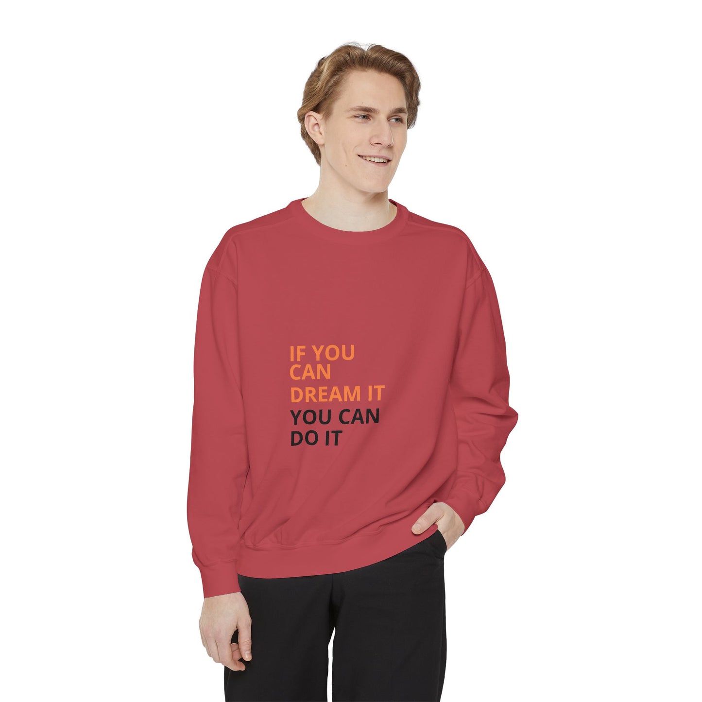 Inspirational Sweatshirt: Motivational Gift for Dreamers, Cozy Style, Unisex Pullover, Perfect for Everyday Wear, Ideal for Birthdays [...]
