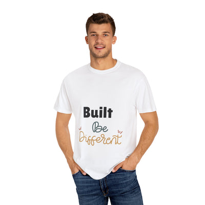 Inspirational Unisex T-Shirt: "Built Be Different" - Casual Wear, Gift for Friends, Motivational Apparel, Everyday Comfort, Unique Style