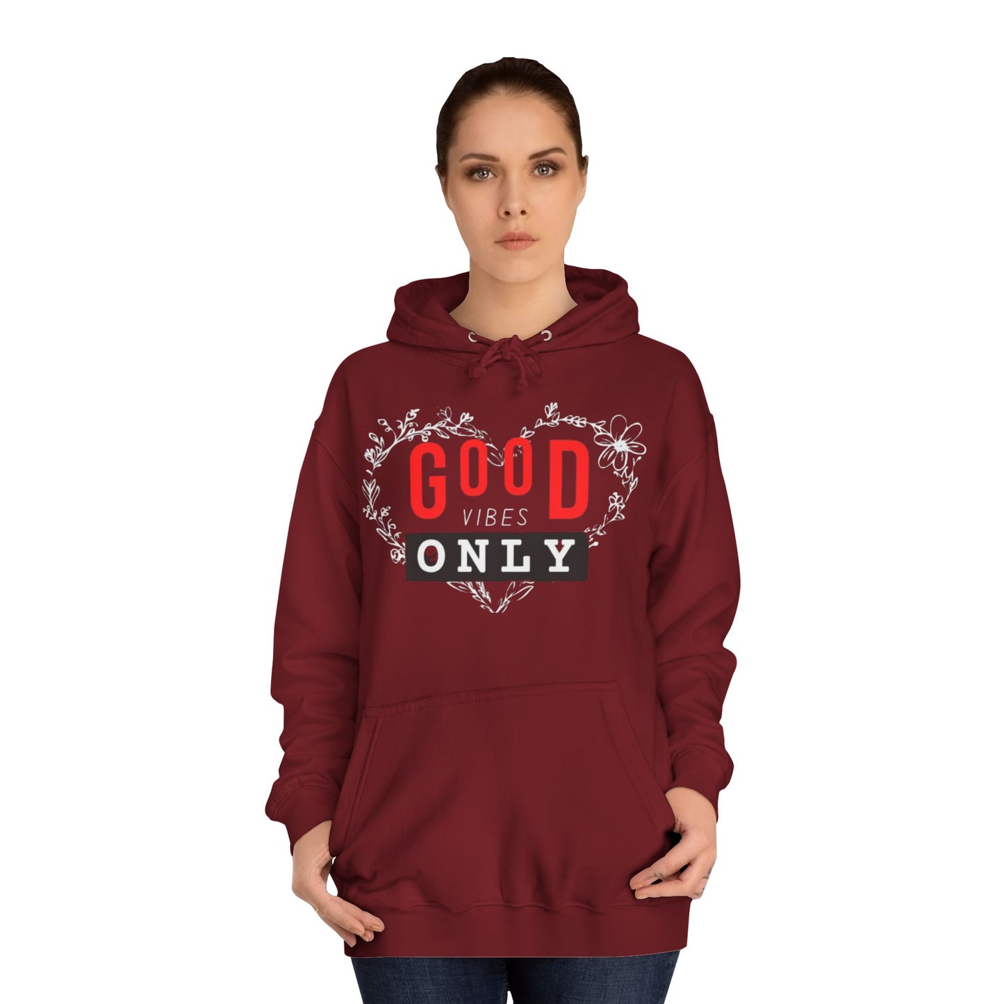 Good Vibes Only  Cozy Premium Hoodie for Everyday Positivity