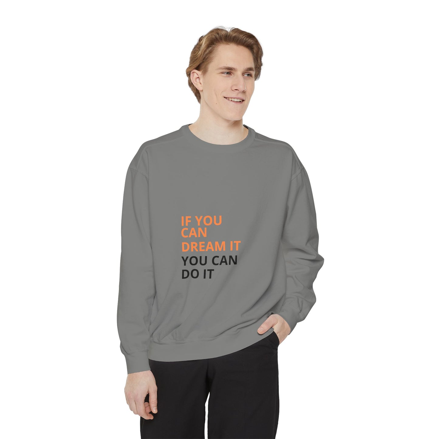 Inspirational Sweatshirt: Motivational Gift for Dreamers, Cozy Style, Unisex Pullover, Perfect for Everyday Wear, Ideal for Birthdays [...]