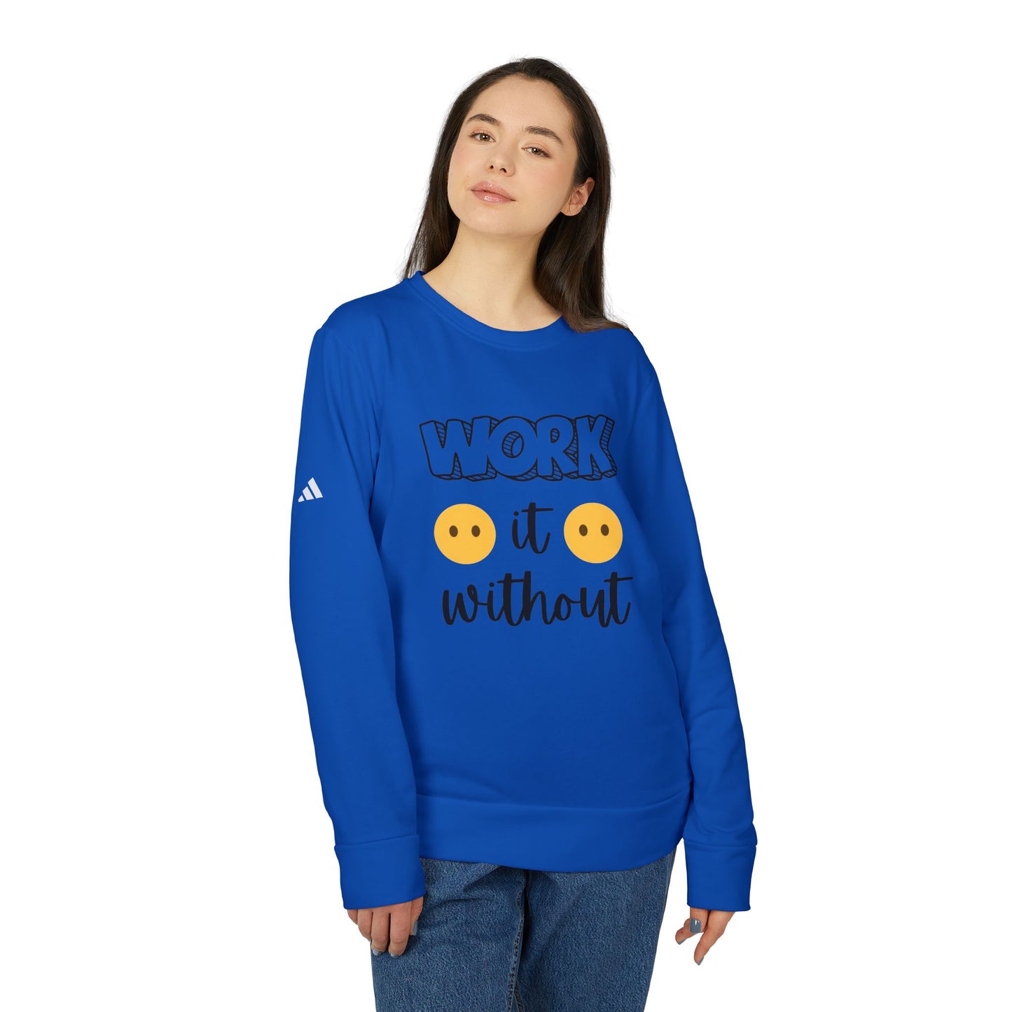 Motivational Crewneck Sweatshirt, Fitness Apparel, Gift for Fitness Enthusiasts, Cozy Casual Wear, Inspirational Fashion