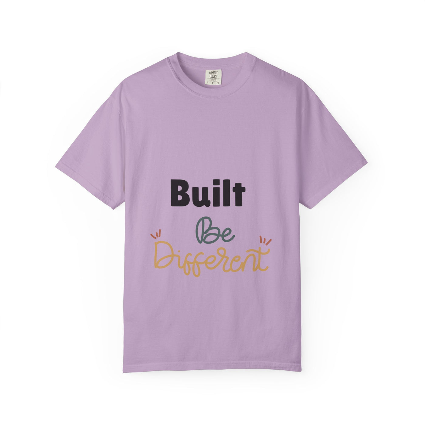 Inspirational Unisex T-Shirt: "Built Be Different" - Casual Wear, Gift for Friends, Motivational Apparel, Everyday Comfort, Unique Style