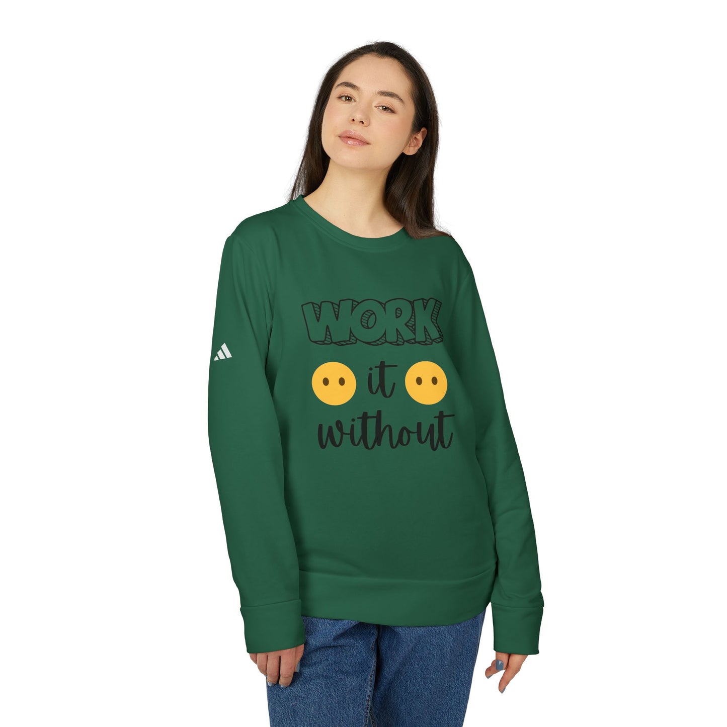 Motivational Crewneck Sweatshirt, Fitness Apparel, Gift for Fitness Enthusiasts, Cozy Casual Wear, Inspirational Fashion