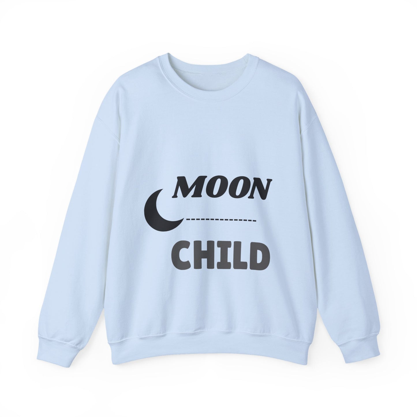 Moon Child Unisex Crewneck Sweatshirt, Cozy Gift for Astrology Lovers, Perfect for Events & Everyday Wear
