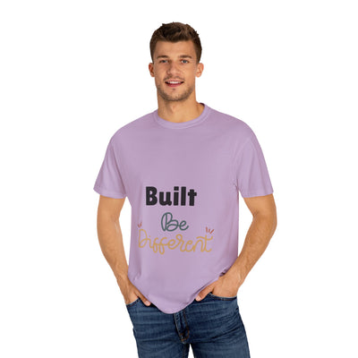Inspirational Unisex T-Shirt: "Built Be Different" - Casual Wear, Gift for Friends, Motivational Apparel, Everyday Comfort, Unique Style