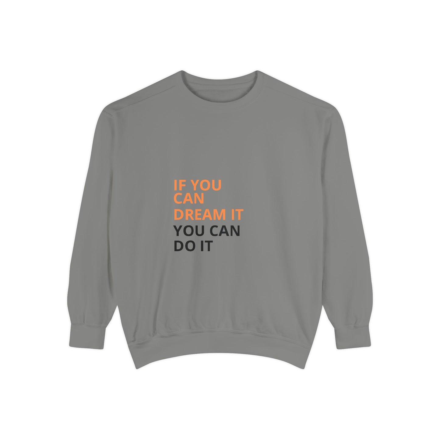 Inspirational Sweatshirt: Motivational Gift for Dreamers, Cozy Style, Unisex Pullover, Perfect for Everyday Wear, Ideal for Birthdays [...]