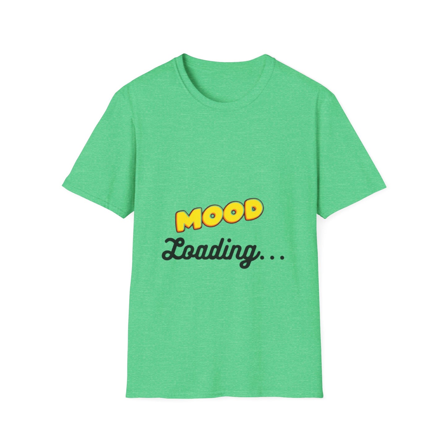 Mood Loading Unisex Softstyle T-Shirt, Funny Tee, Casual Wear, Gift for Friends, Relaxed Fit Tee, Trendy Graphic Shirt