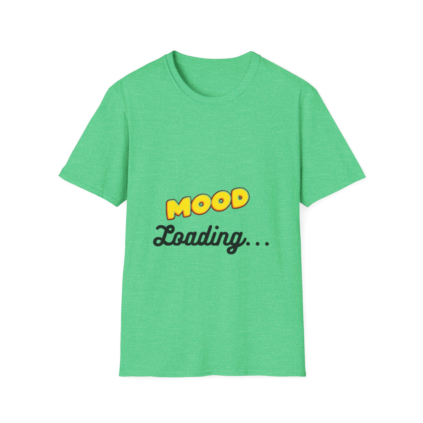 Mood Loading Unisex Softstyle T-Shirt, Funny Tee, Casual Wear, Gift for Friends, Relaxed Fit Tee, Trendy Graphic Shirt
