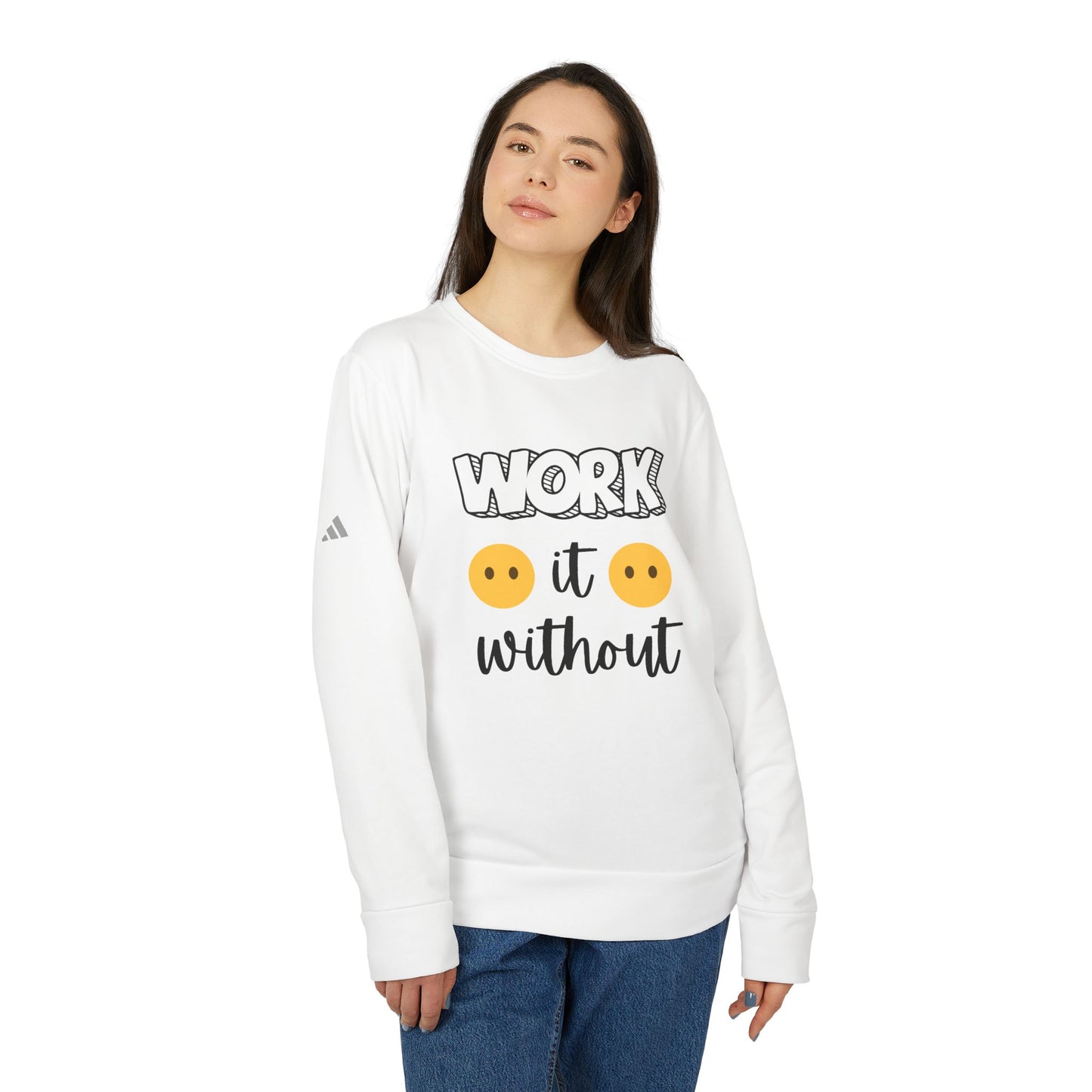 Motivational Crewneck Sweatshirt, Fitness Apparel, Gift for Fitness Enthusiasts, Cozy Casual Wear, Inspirational Fashion