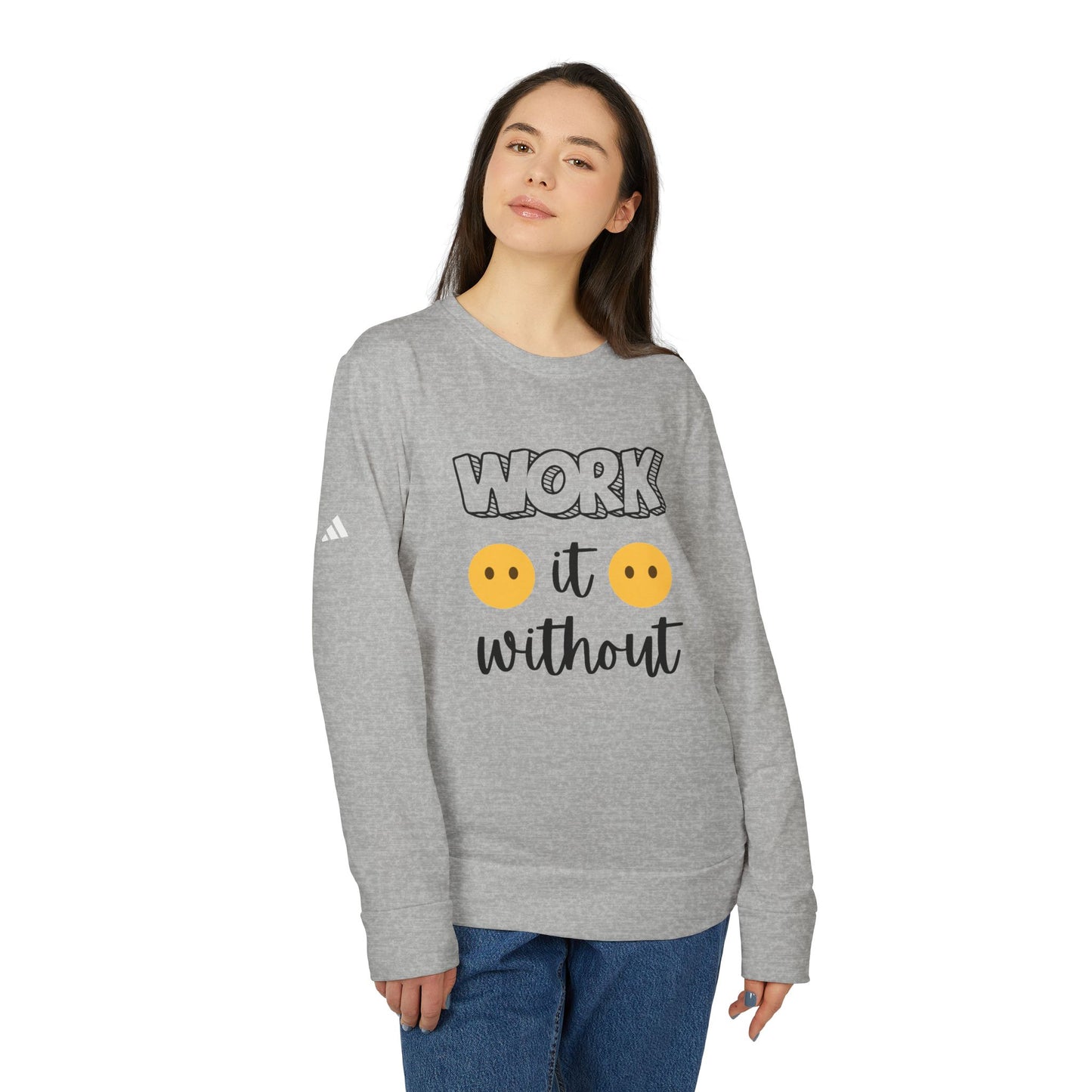 Motivational Crewneck Sweatshirt, Fitness Apparel, Gift for Fitness Enthusiasts, Cozy Casual Wear, Inspirational Fashion