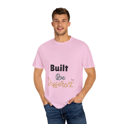 Inspirational Unisex T-Shirt: "Built Be Different" - Casual Wear, Gift for Friends, Motivational Apparel, Everyday Comfort, Unique Style