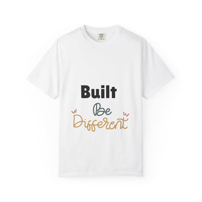 Inspirational Unisex T-Shirt: "Built Be Different" - Casual Wear, Gift for Friends, Motivational Apparel, Everyday Comfort, Unique Style