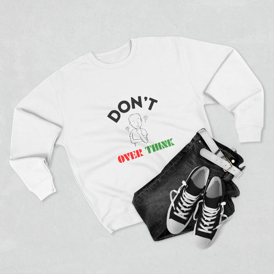 Trendy Unisex Crewneck Sweatshirt - "Lost in Thought" - Cozy Gift for Mindfulness Lovers, Casual Wear, Birthday Gift, Relaxation Apparel