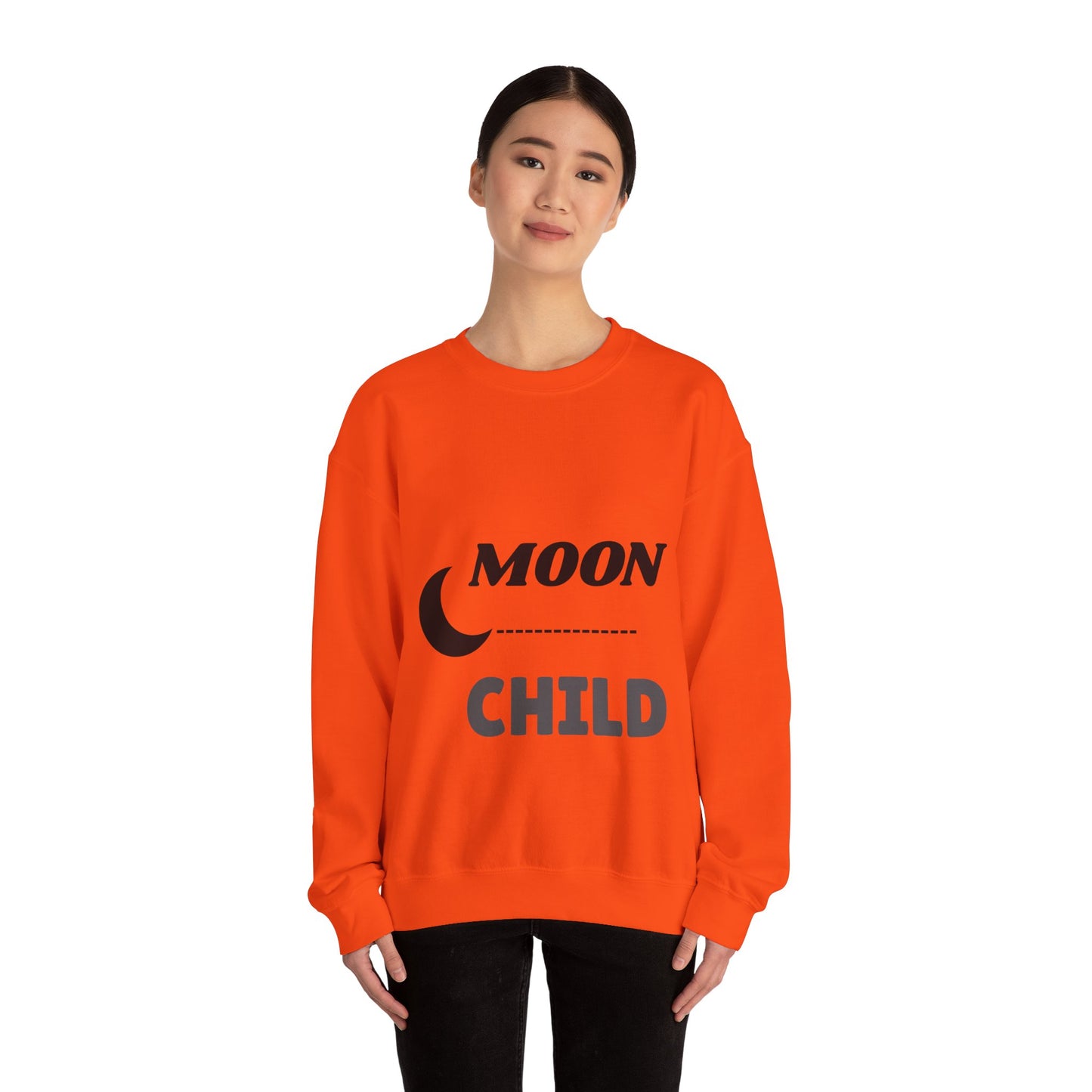 Moon Child Unisex Crewneck Sweatshirt, Cozy Gift for Astrology Lovers, Perfect for Events & Everyday Wear