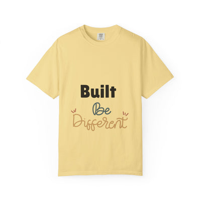 Inspirational Unisex T-Shirt: "Built Be Different" - Casual Wear, Gift for Friends, Motivational Apparel, Everyday Comfort, Unique Style