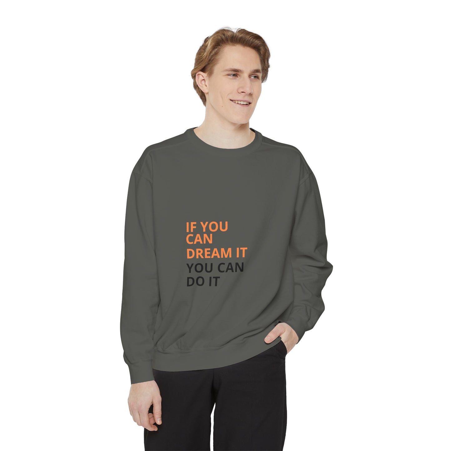 Inspirational Sweatshirt: Motivational Gift for Dreamers, Cozy Style, Unisex Pullover, Perfect for Everyday Wear, Ideal for Birthdays [...]