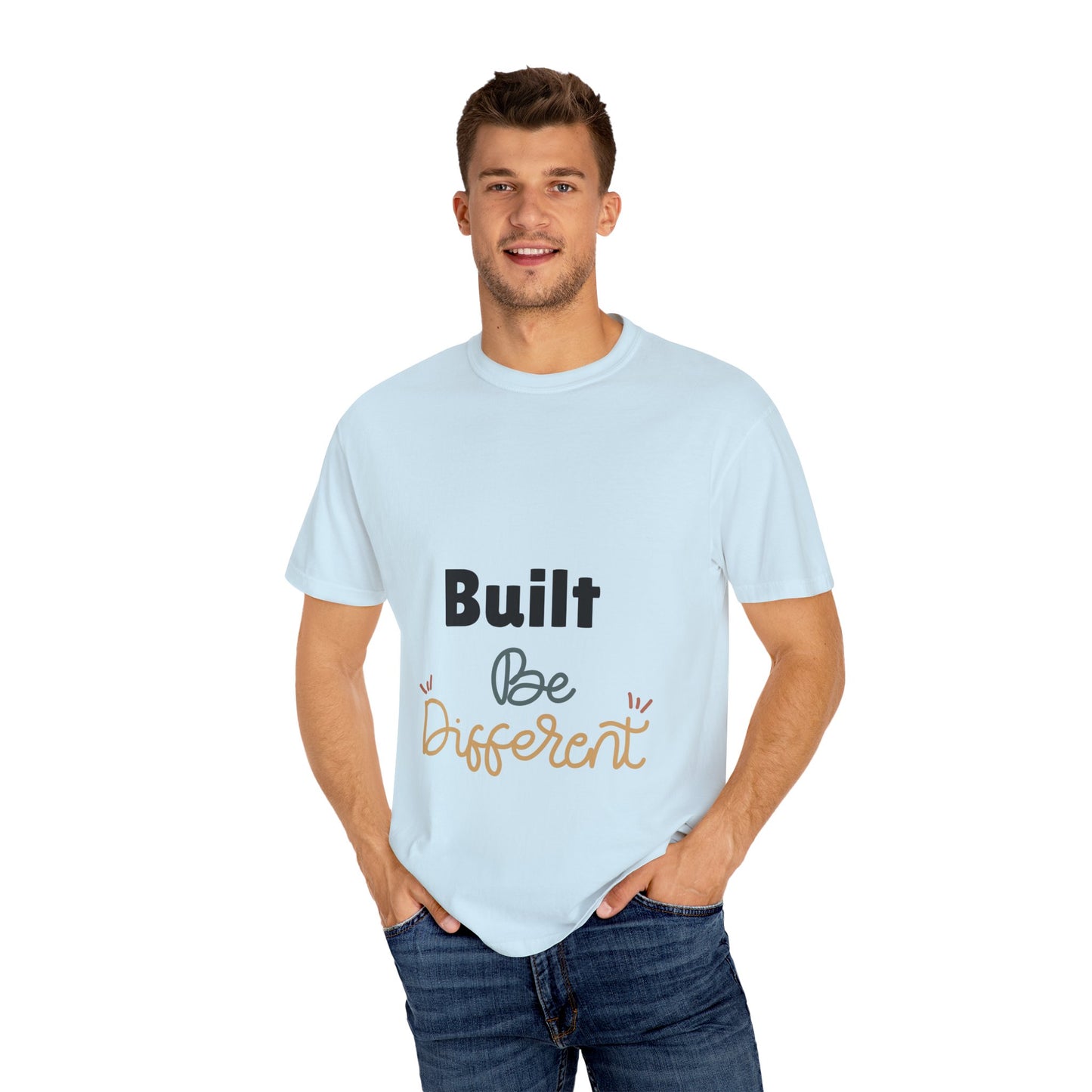 Inspirational Unisex T-Shirt: "Built Be Different" - Casual Wear, Gift for Friends, Motivational Apparel, Everyday Comfort, Unique Style