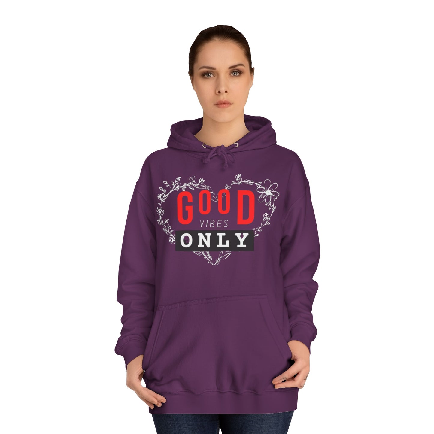 Good Vibes Only  Cozy Premium Hoodie for Everyday Positivity
