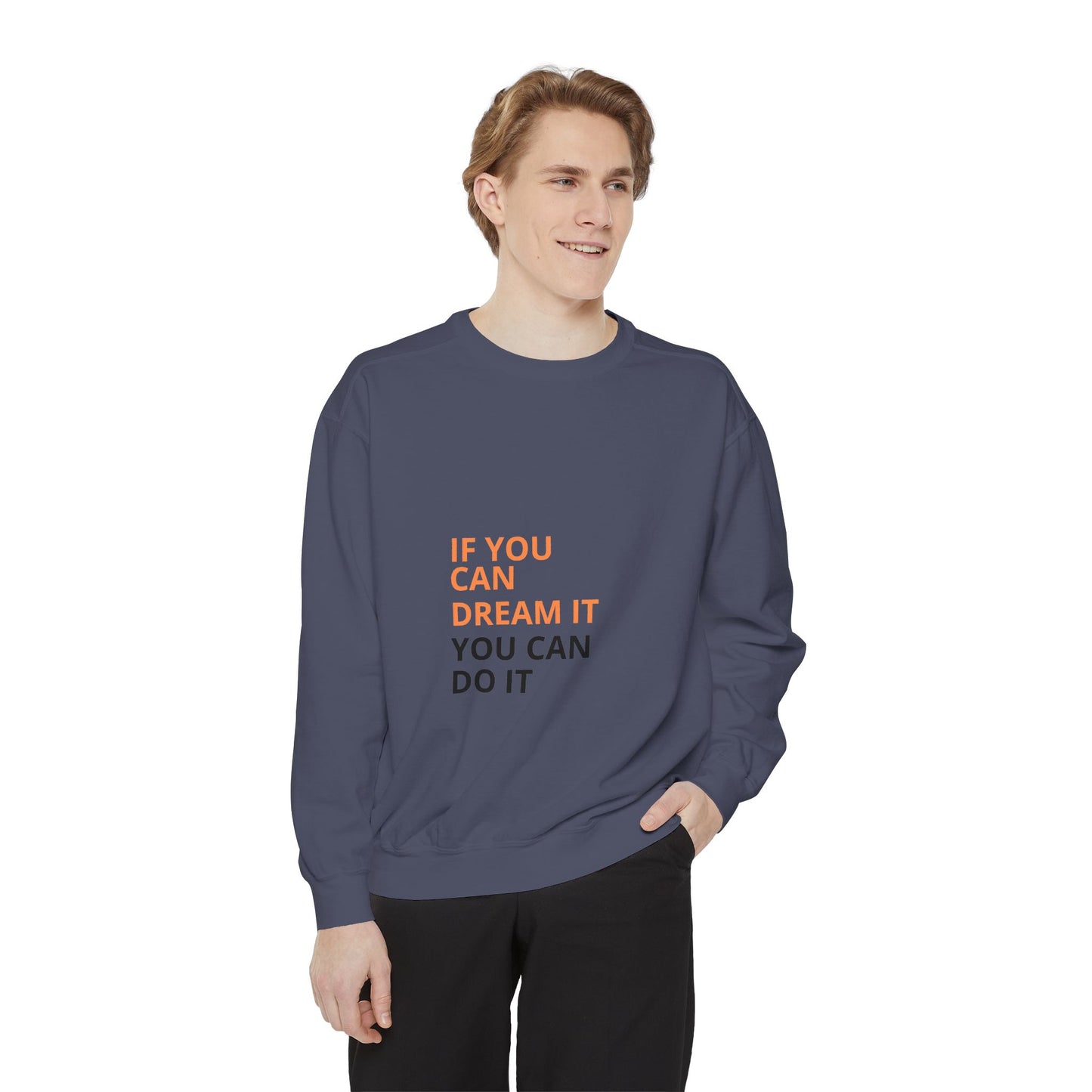 Inspirational Sweatshirt: Motivational Gift for Dreamers, Cozy Style, Unisex Pullover, Perfect for Everyday Wear, Ideal for Birthdays [...]
