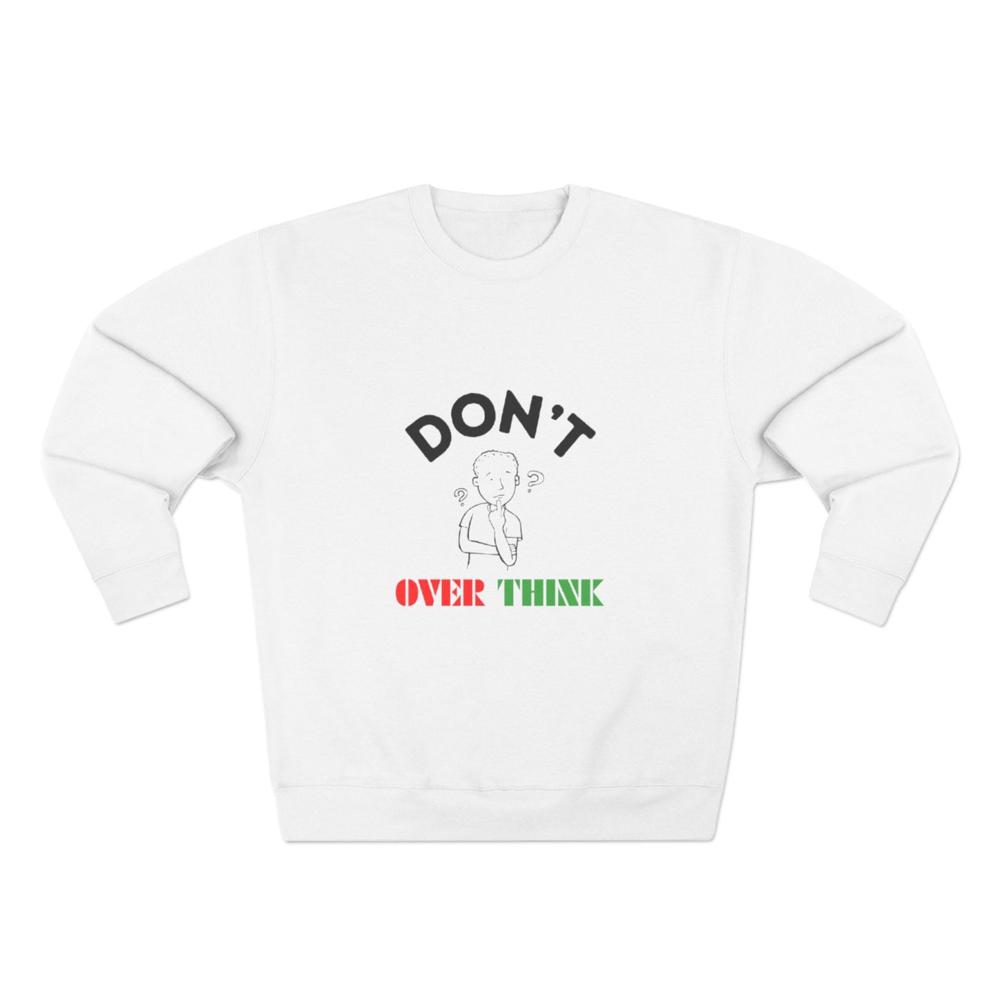 Trendy Unisex Crewneck Sweatshirt - "Lost in Thought" - Cozy Gift for Mindfulness Lovers, Casual Wear, Birthday Gift, Relaxation Apparel