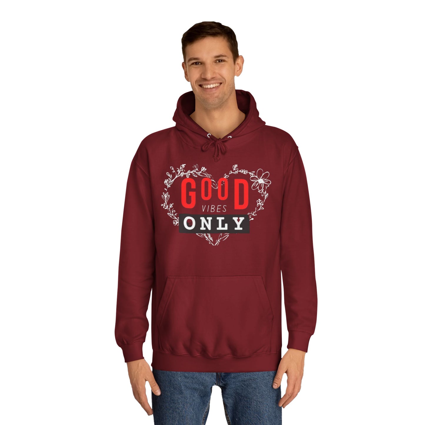 Good Vibes Only  Cozy Premium Hoodie for Everyday Positivity