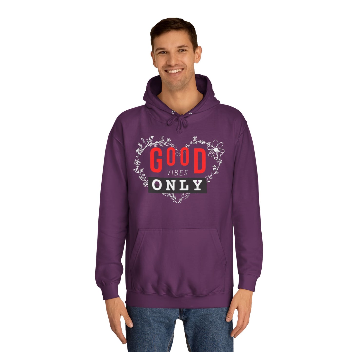 Good Vibes Only  Cozy Premium Hoodie for Everyday Positivity