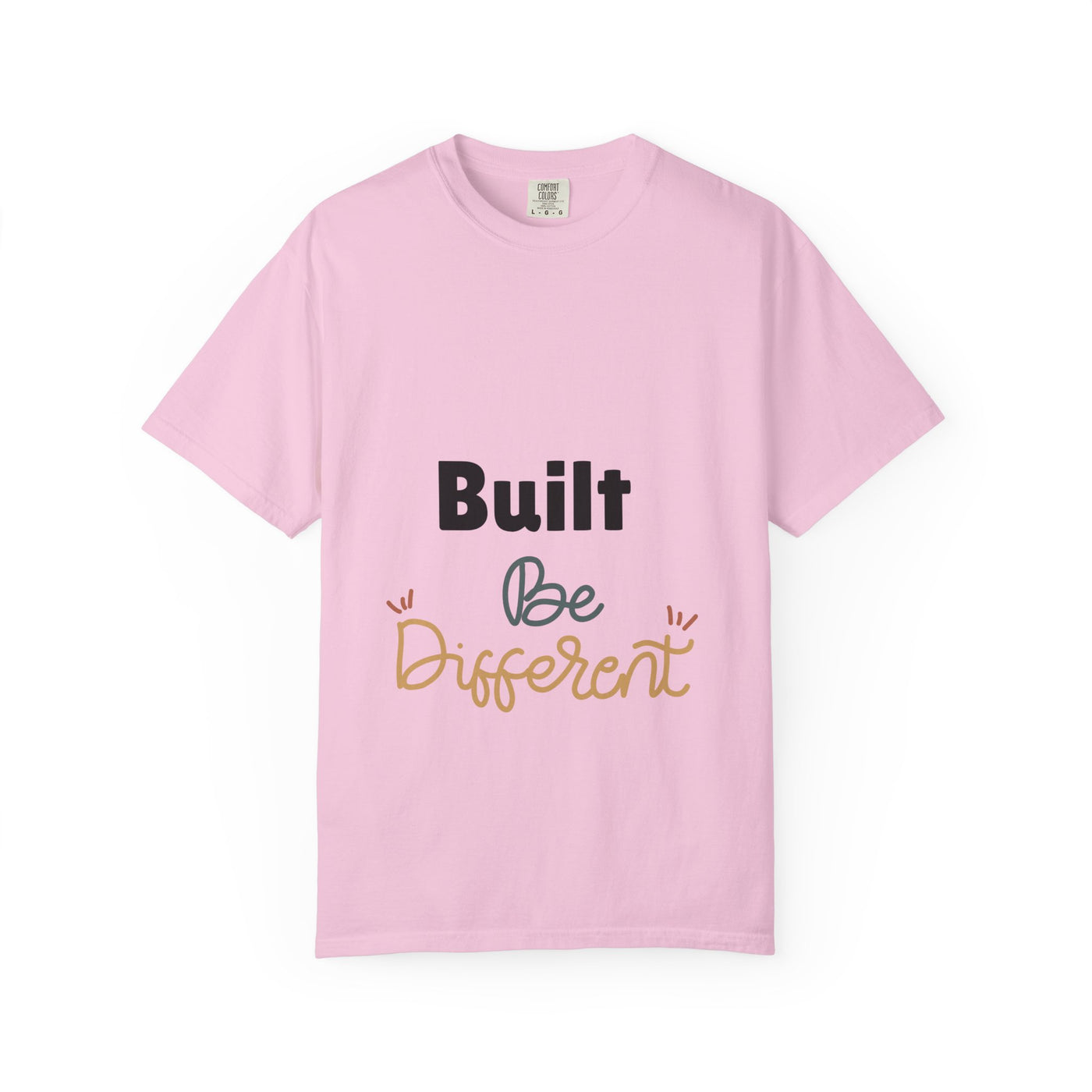 Inspirational Unisex T-Shirt: "Built Be Different" - Casual Wear, Gift for Friends, Motivational Apparel, Everyday Comfort, Unique Style