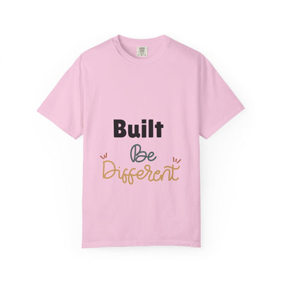 Inspirational Unisex T-Shirt: "Built Be Different" - Casual Wear, Gift for Friends, Motivational Apparel, Everyday Comfort, Unique Style