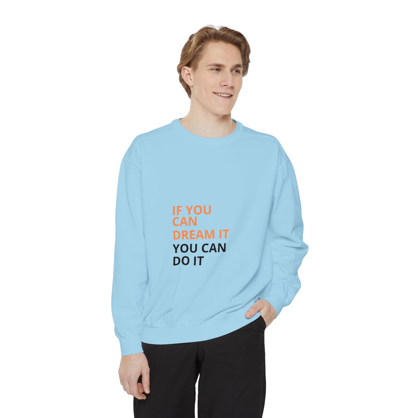 Inspirational Sweatshirt: Motivational Gift for Dreamers, Cozy Style, Unisex Pullover, Perfect for Everyday Wear, Ideal for Birthdays [...]