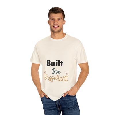 Inspirational Unisex T-Shirt: "Built Be Different" - Casual Wear, Gift for Friends, Motivational Apparel, Everyday Comfort, Unique Style