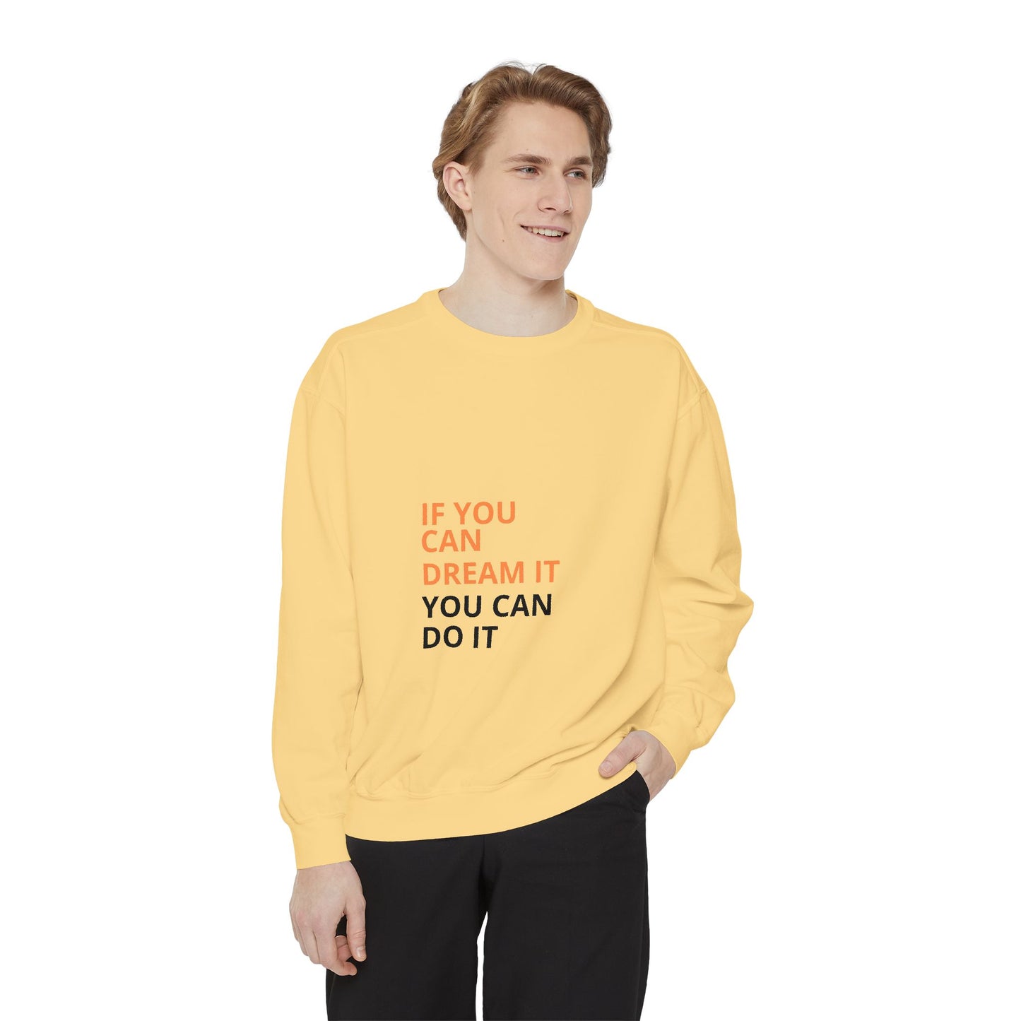 Inspirational Sweatshirt: Motivational Gift for Dreamers, Cozy Style, Unisex Pullover, Perfect for Everyday Wear, Ideal for Birthdays [...]