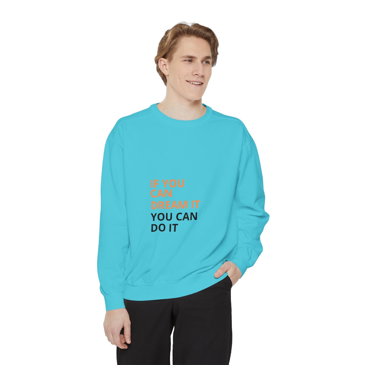 Inspirational Sweatshirt: Motivational Gift for Dreamers, Cozy Style, Unisex Pullover, Perfect for Everyday Wear, Ideal for Birthdays [...]