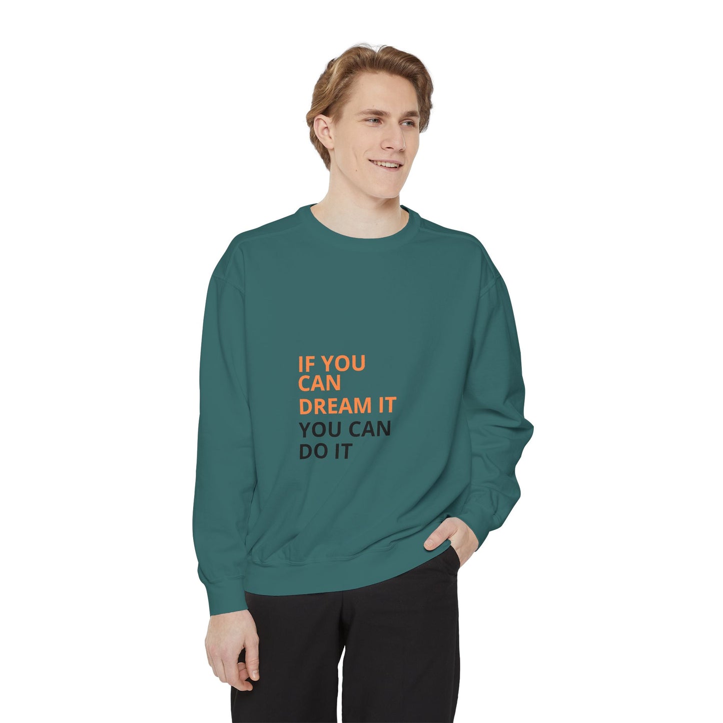 Inspirational Sweatshirt: Motivational Gift for Dreamers, Cozy Style, Unisex Pullover, Perfect for Everyday Wear, Ideal for Birthdays [...]
