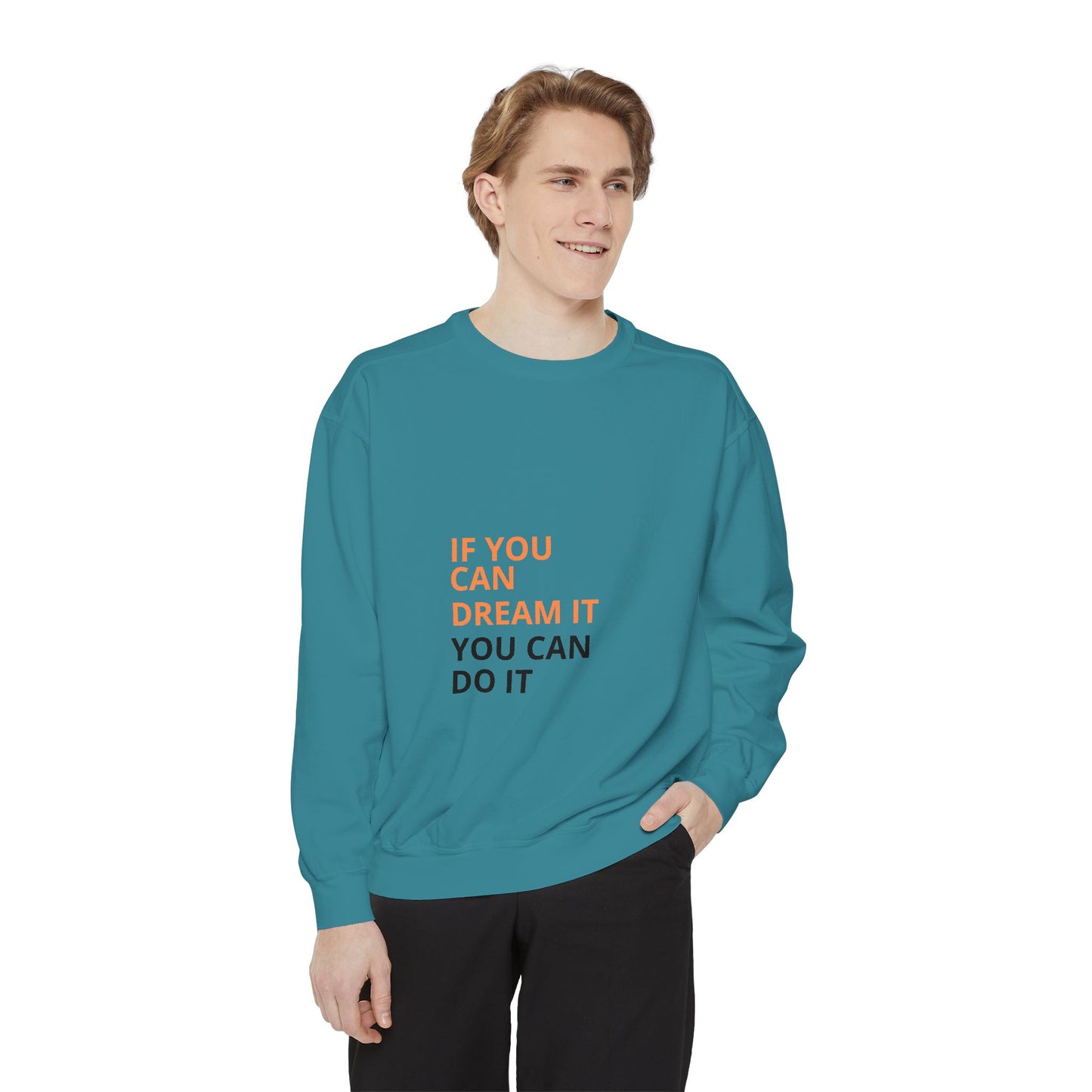 Inspirational Sweatshirt: Motivational Gift for Dreamers, Cozy Style, Unisex Pullover, Perfect for Everyday Wear, Ideal for Birthdays [...]