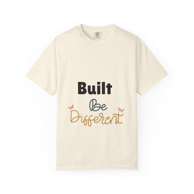 Inspirational Unisex T-Shirt: "Built Be Different" - Casual Wear, Gift for Friends, Motivational Apparel, Everyday Comfort, Unique Style