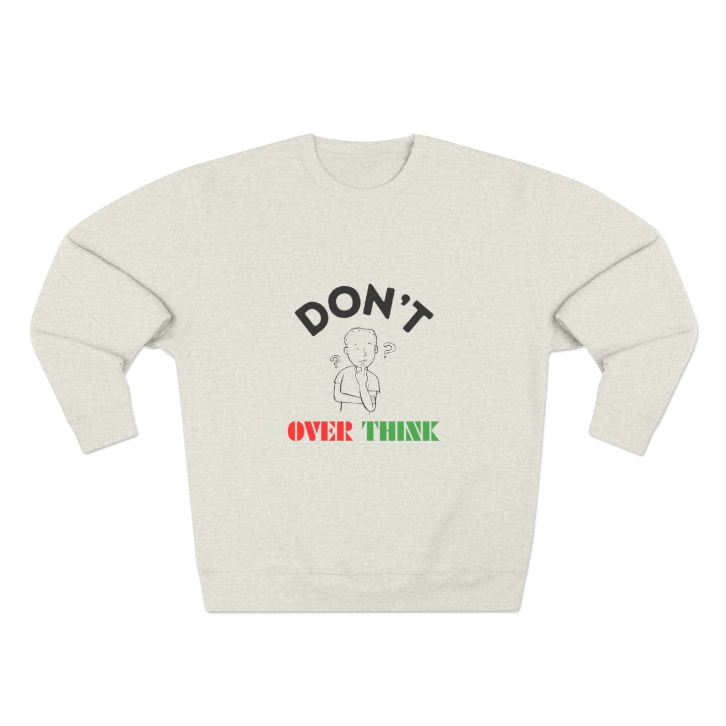 Trendy Unisex Crewneck Sweatshirt - "Lost in Thought" - Cozy Gift for Mindfulness Lovers, Casual Wear, Birthday Gift, Relaxation Apparel
