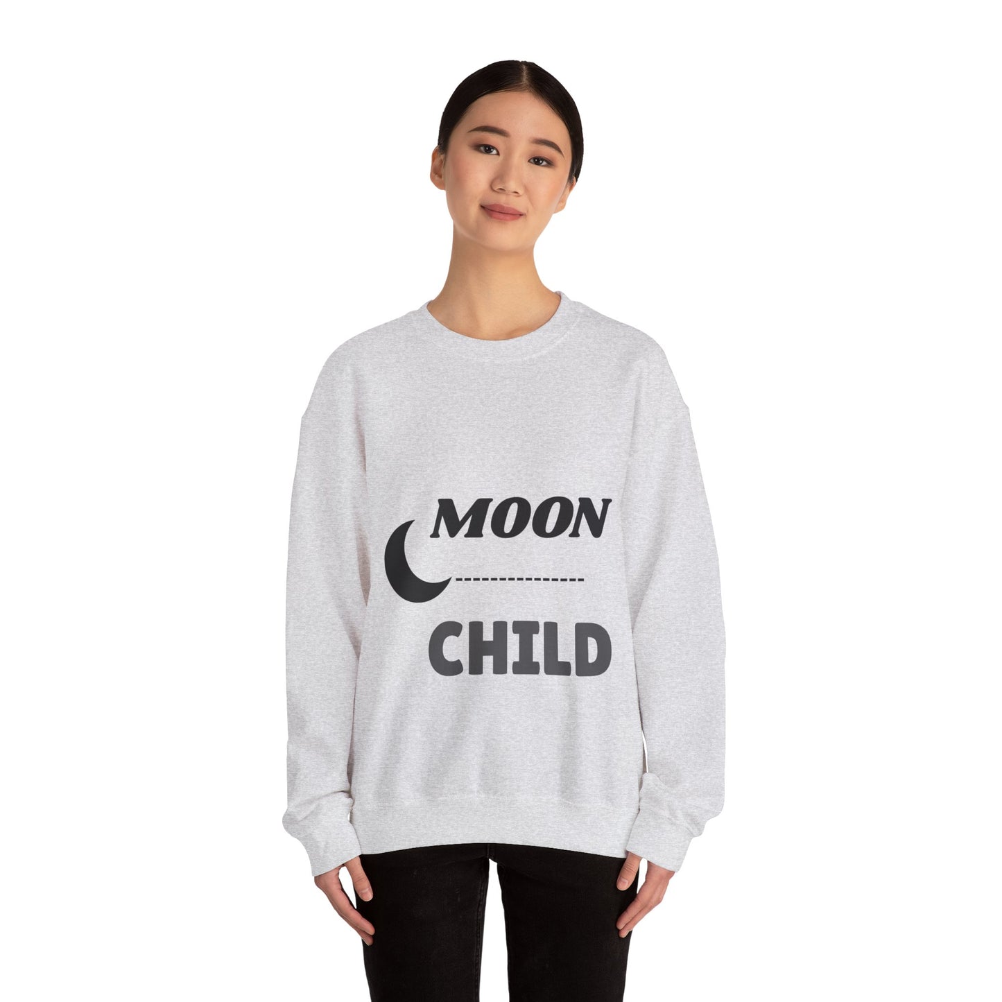 Moon Child Unisex Crewneck Sweatshirt, Cozy Gift for Astrology Lovers, Perfect for Events & Everyday Wear