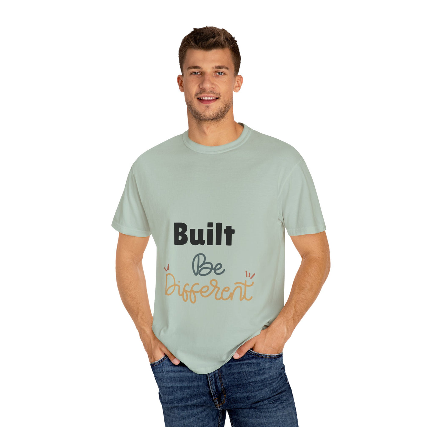 Inspirational Unisex T-Shirt: "Built Be Different" - Casual Wear, Gift for Friends, Motivational Apparel, Everyday Comfort, Unique Style