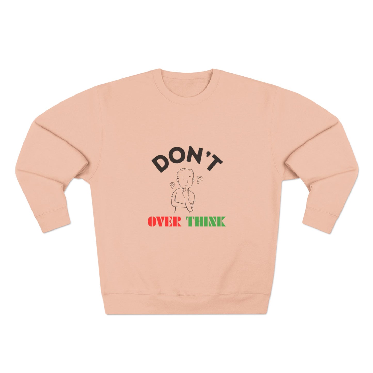 Trendy Unisex Crewneck Sweatshirt - "Lost in Thought" - Cozy Gift for Mindfulness Lovers, Casual Wear, Birthday Gift, Relaxation Apparel