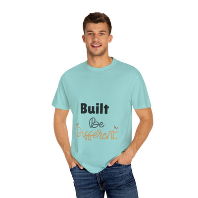 Inspirational Unisex T-Shirt: "Built Be Different" - Casual Wear, Gift for Friends, Motivational Apparel, Everyday Comfort, Unique Style