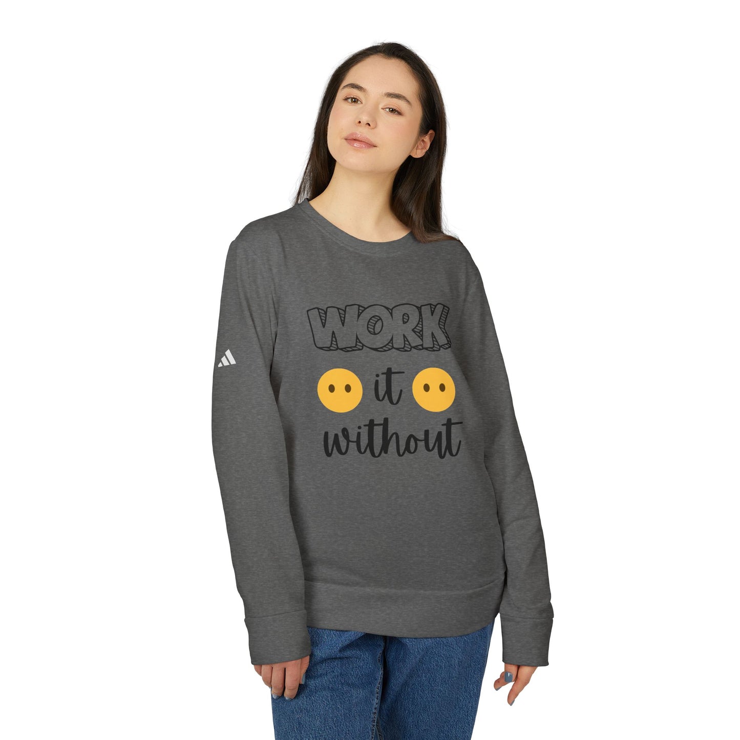 Motivational Crewneck Sweatshirt, Fitness Apparel, Gift for Fitness Enthusiasts, Cozy Casual Wear, Inspirational Fashion
