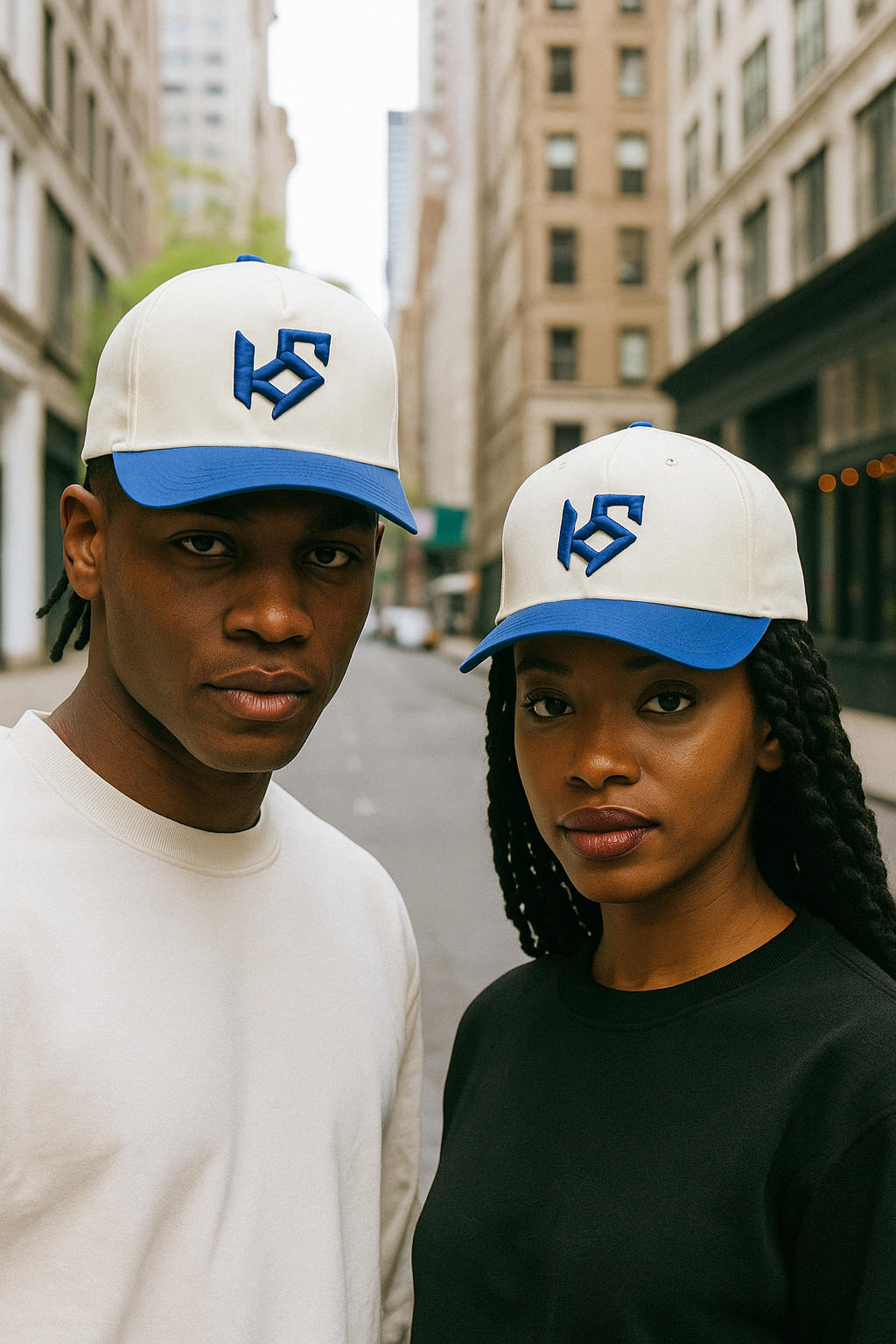 KS Two Tone Navy Blue Snap Back