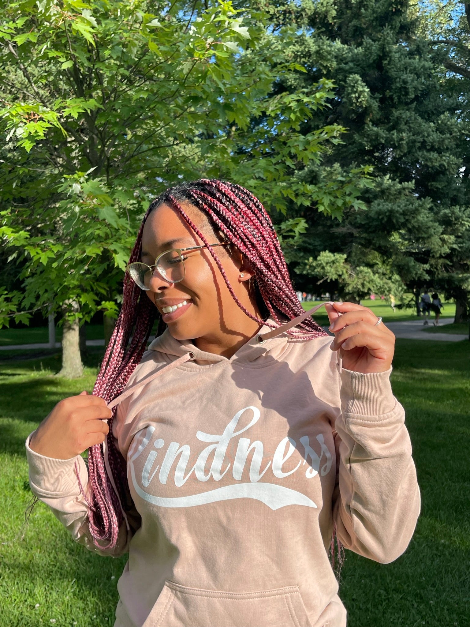 Dusty Rose Hoodie Kindness Kindness Societee