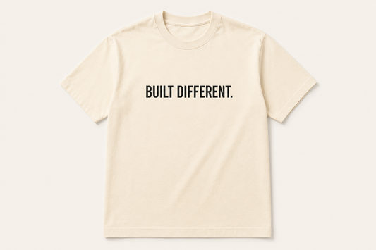 BUILT DIFFERENT T-SHIRT